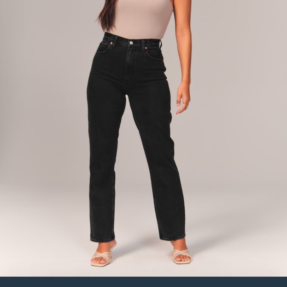 Abercrombie and Fitch-The 90s high rise jeans